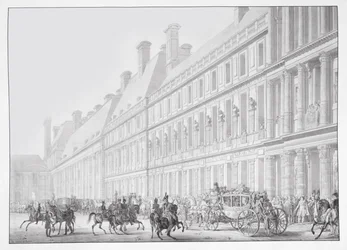 Départ du Palais des Tuileries de l